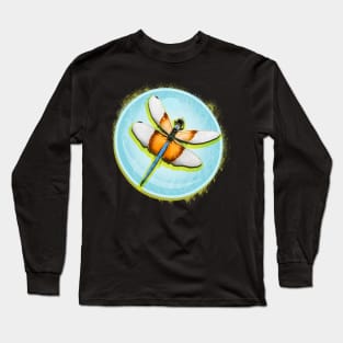 Dragonflies Insects Graphic Desing full color Long Sleeve T-Shirt